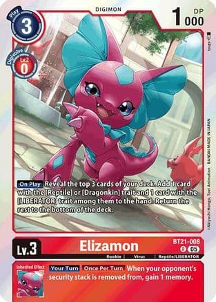 Elizamon — World Convergence Digimon Card Game card by hyuga