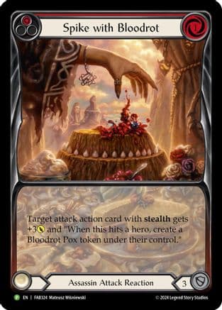 Spike with Bloodrot - FAB324 — Flesh and Blood: Promo Cards