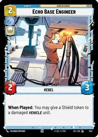 Echo Base Engineer (Foil) — Jump to Lightspeed Star Wars: Unlimited card by Facundo Moyano