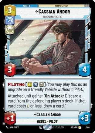 Cassian Andor - Threading the Eye (Foil) — Jump to Lightspeed