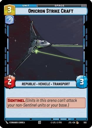 Omicron Strike Craft (Foil) — Jump to Lightspeed