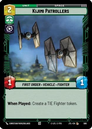 Kijimi Patrollers (Foil) — Jump to Lightspeed Star Wars: Unlimited card by Christian Papazoglakis