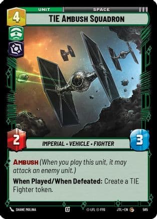 TIE Ambush Squadron (Foil) — Jump to Lightspeed