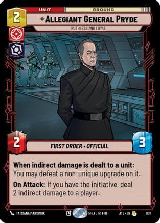 Allegiant General Pryde - Ruthless and Loyal (Foil) — Jump to Lightspeed