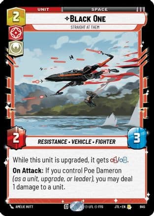 Black One - Straight At Them (Foil) — Jump to Lightspeed