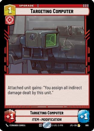 Targeting Computer (Foil) — Jump to Lightspeed Star Wars: Unlimited card by Fernando Correa