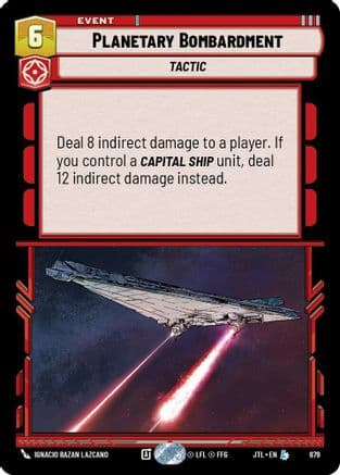 Planetary Bombardment (Foil) — Jump to Lightspeed