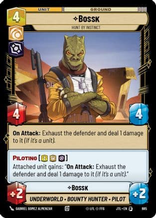 Bossk - Hunt By Instinct (Foil) — Jump to Lightspeed
