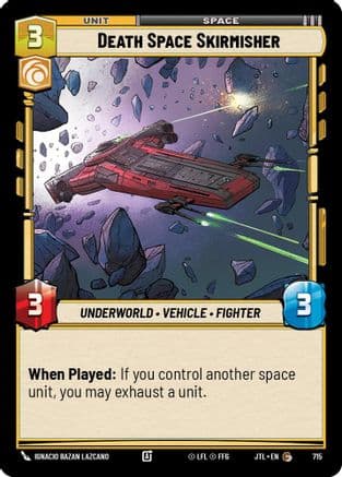 Death Space Skirmisher (Foil) — Jump to Lightspeed