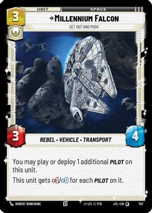 Millennium Falcon - Get Out And Push (Foil) — Jump to Lightspeed