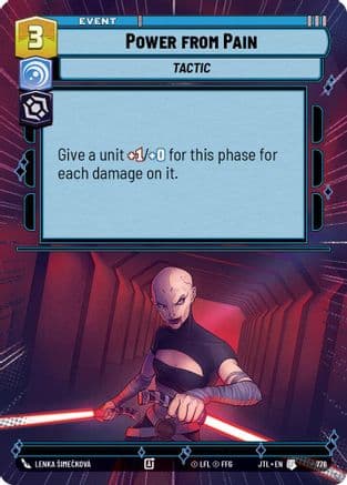 Power from Pain (Hyperspace Foil) — Jump to Lightspeed