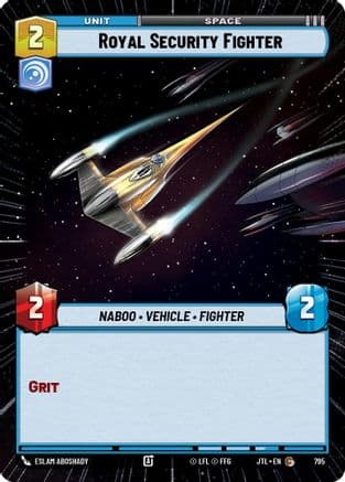 Royal Security Fighter (Hyperspace Foil) — Jump to Lightspeed Star Wars: Unlimited card by Eslam AboShady