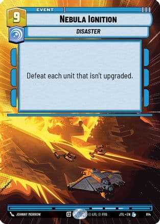 Nebula Ignition (Hyperspace Foil) — Jump to Lightspeed Star Wars: Unlimited card by Johnny Morrow