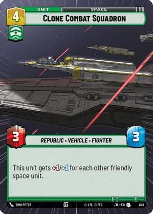 Clone Combat Squadron (Hyperspace Foil) — Jump to Lightspeed