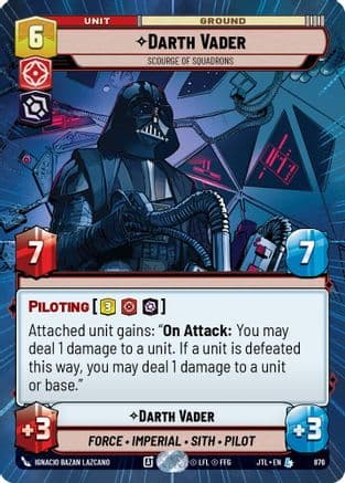 Darth Vader - Scourge of Squadrons (Hyperspace Foil) — Jump to Lightspeed