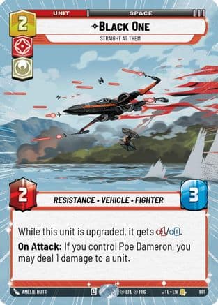 Black One - Straight At Them (Hyperspace Foil) — Jump to Lightspeed