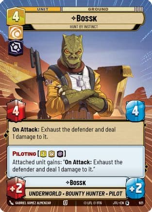 Bossk - Hunt By Instinct (Hyperspace Foil) — Jump to Lightspeed