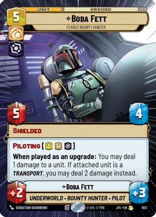 Boba Fett - Feared Bounty Hunter (Hyperspace Foil) — Jump to Lightspeed