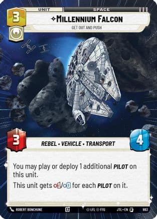 Millennium Falcon - Get Out And Push (Hyperspace Foil) — Jump to Lightspeed