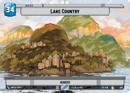 Lake Country (Hyperspace) — Jump to Lightspeed Star Wars: Unlimited card by Amélie Hutt