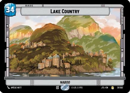 Lake Country — Jump to Lightspeed Star Wars: Unlimited card by Amélie Hutt