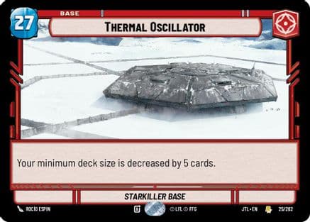 Thermal Oscillator — Jump to Lightspeed Star Wars: Unlimited card by Rocío Espin