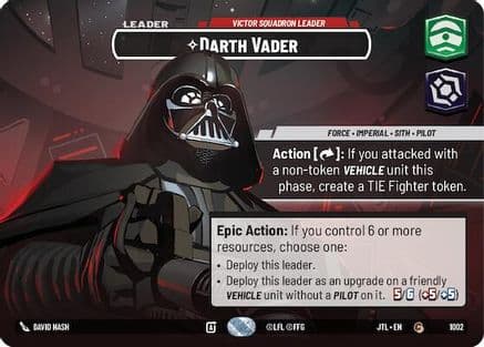Darth Vader - Victor Squadron Leader (Showcase) — Jump to Lightspeed