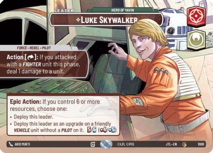Luke Skywalker - Hero of Yavin (Showcase) — Jump to Lightspeed