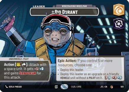 Rio Durant - Wisecrack Wheelman (Showcase) — Jump to Lightspeed