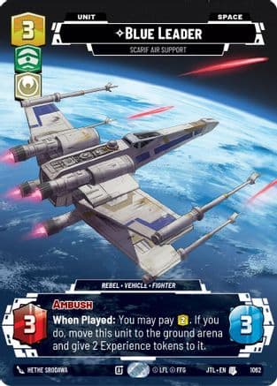 Blue Leader - Scarif Air Support (Prestige Foil) — Jump to Lightspeed
