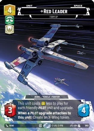 Red Leader - Form Up (Prestige Foil) — Jump to Lightspeed