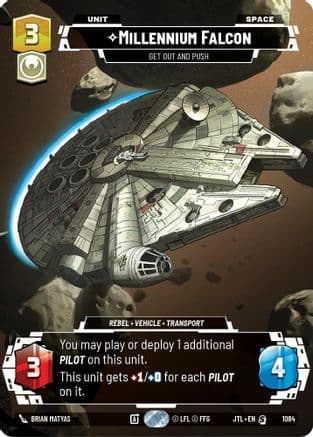 Millennium Falcon - Get Out And Push (Prestige Foil) — Jump to Lightspeed