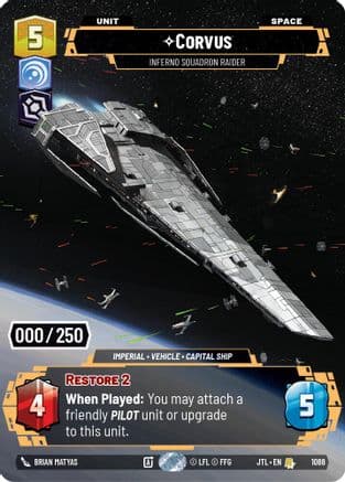 Corvus - Inferno Squadron Raider (Serialized) — Jump to Lightspeed