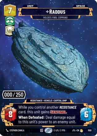 Raddus - Holdo's Final Command (Serialized) — Jump to Lightspeed