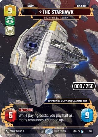 The Starhawk - Prototype Battleship (Serialized) — Jump to Lightspeed