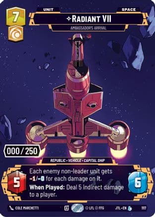 Radiant VII - Ambassadors' Arrival (Serialized) — Jump to Lightspeed