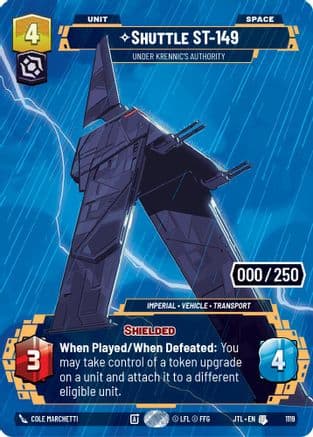 Shuttle ST-149 - Under Krennic's Authority (Serialized) — Jump to Lightspeed