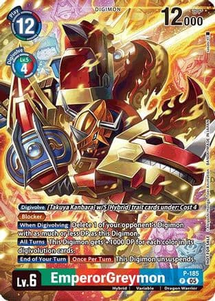 EmperorGreymon (BT-21: Illustration Celebration Pack) — World Convergence