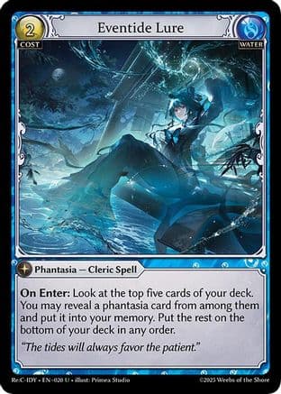 Eventide Lure — Diao Chan Re: Collection, Idyll Corsage Grand Archive TCG card by Primea Studio