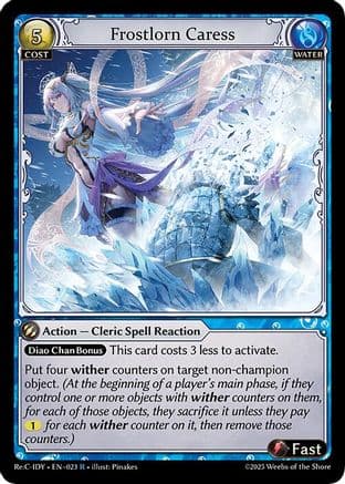 Frostlorn Caress — Diao Chan Re: Collection, Idyll Corsage Grand Archive TCG card by Pinakes
