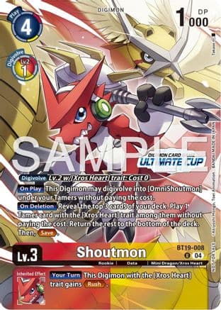 Shoutmon (Ultimate Cup 25-26 Season 1) — Release Special Booster 2.5