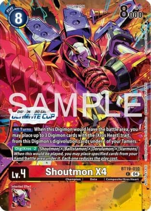 Shoutmon X4 (Ultimate Cup 25-26 Season 1) — Release Special Booster 2.5