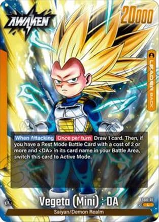 Vegeta (Mini) : DA - FS08-01 — Starter Deck 8: Vegeta (Mini) Super Saiyan 3