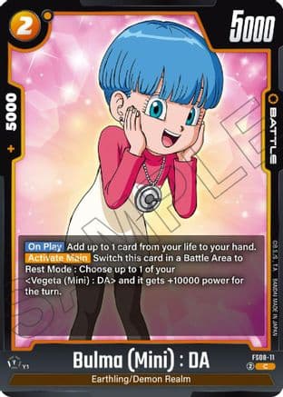 Bulma (Mini) : DA — Starter Deck 8: Vegeta (Mini) Super Saiyan 3