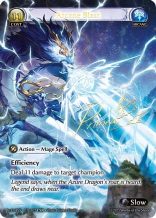 Arcane Blast (CSR) — Guo Jia Re: Collection, Heaven’s Favored Grand Archive TCG card by Primea Studio