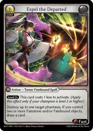 Expel the Departed — Guo Jia Re: Collection, Heaven’s Favored Grand Archive TCG card by Primea Studio