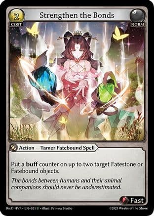 Strengthen the Bonds — Guo Jia Re: Collection, Heaven’s Favored Grand Archive TCG card by Primea Studio