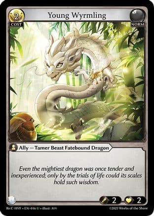 Young Wyrmling — Grand Archive TCG card
