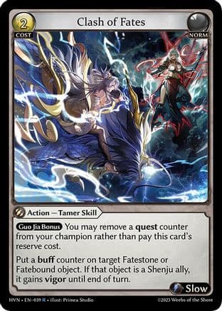 Clash of Fates — Abyssal Heaven Grand Archive TCG card by Primea Studio