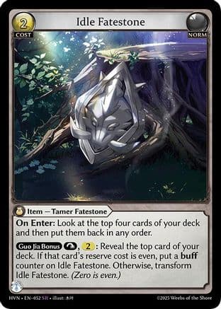 Idle Fatestone // Bolstered Boar — Abyssal Heaven